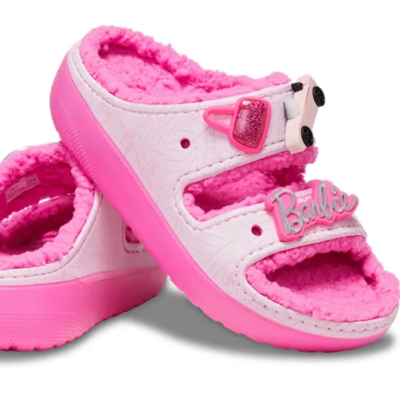 Crocs x Barbie Cozzzy Sandal Slides 💗 - Picture 3 of 5
